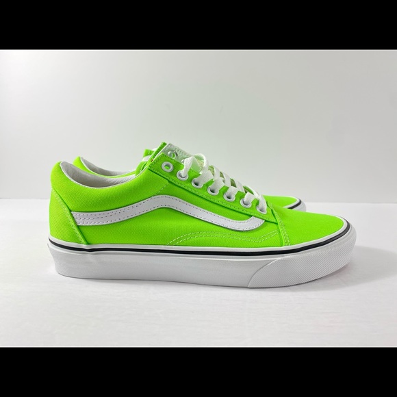 Vans Old Skool Neon Green Gecko Sneakers - Picture 3 of 7